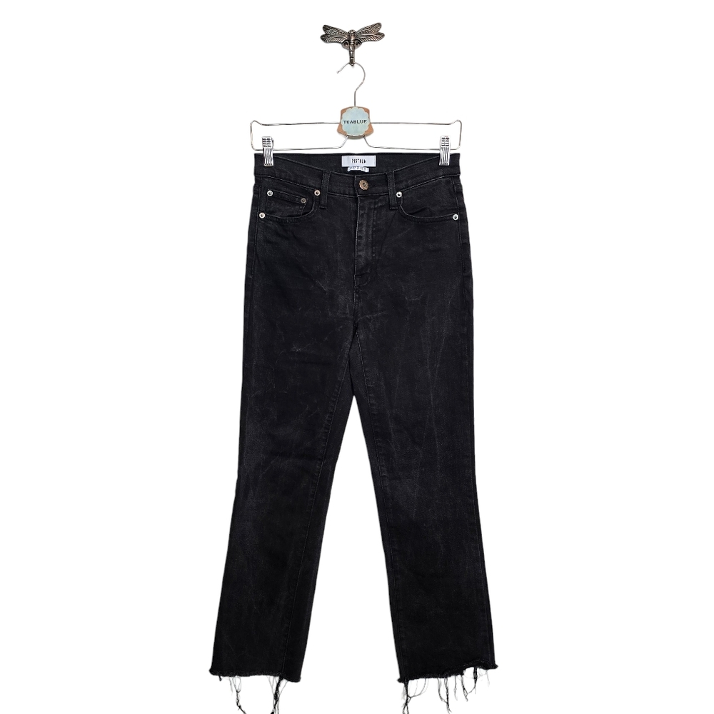 Pistola 27 Black Jean Washed Straight Black Stretch 27